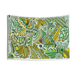 Mean Greens Indoor Wall Tapestries