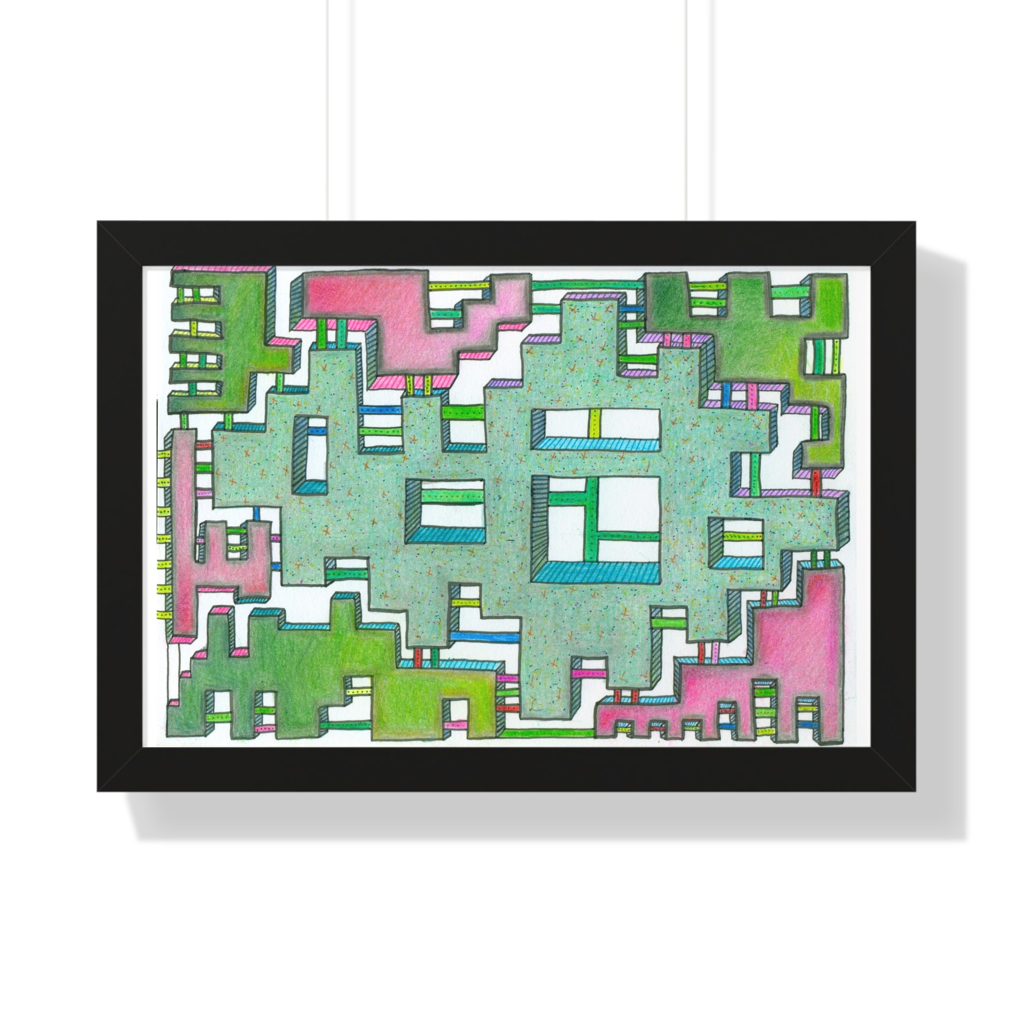 Pressure Framed Print