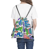 Sticky City Drawstring Bag