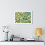 Mean Greens Framed Print