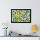 Mean Greens Framed Print