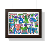 Sticky City Framed Print