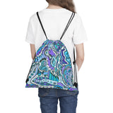 Blue Cruise Drawstring Bag