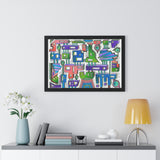 Sticky City Framed Print