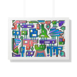 Sticky City Framed Print