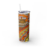 Fireflush Tumbler with Straw, 20oz