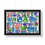 Sticky City Framed Print