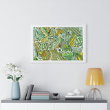 Mean Greens Framed Print