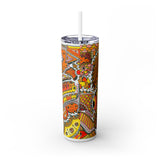 Fireflush Tumbler with Straw, 20oz