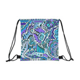 Blue Cruise Drawstring Bag