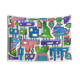 Sticky City Indoor Wall Tapestries