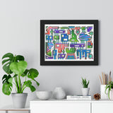 Sticky City Framed Print