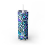 Blue Cruise Tumbler with Straw, 20oz