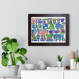 Sticky City Framed Print