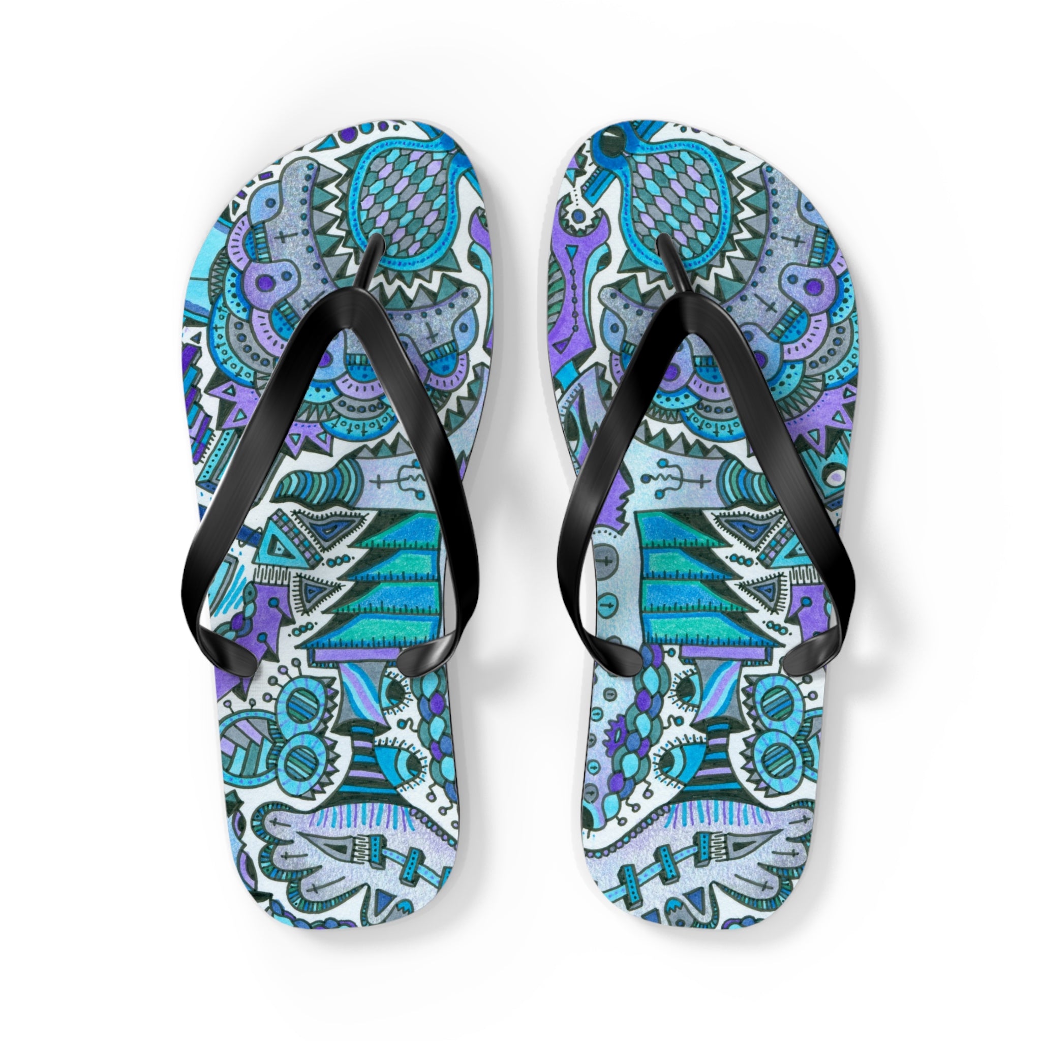 Blue Cruise Flip Flops