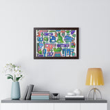 Sticky City Framed Print