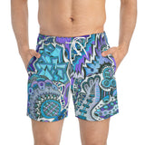 Blue Cruise Swim Trunks