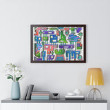 Sticky City Framed Print