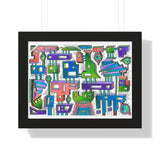 Sticky City Framed Print