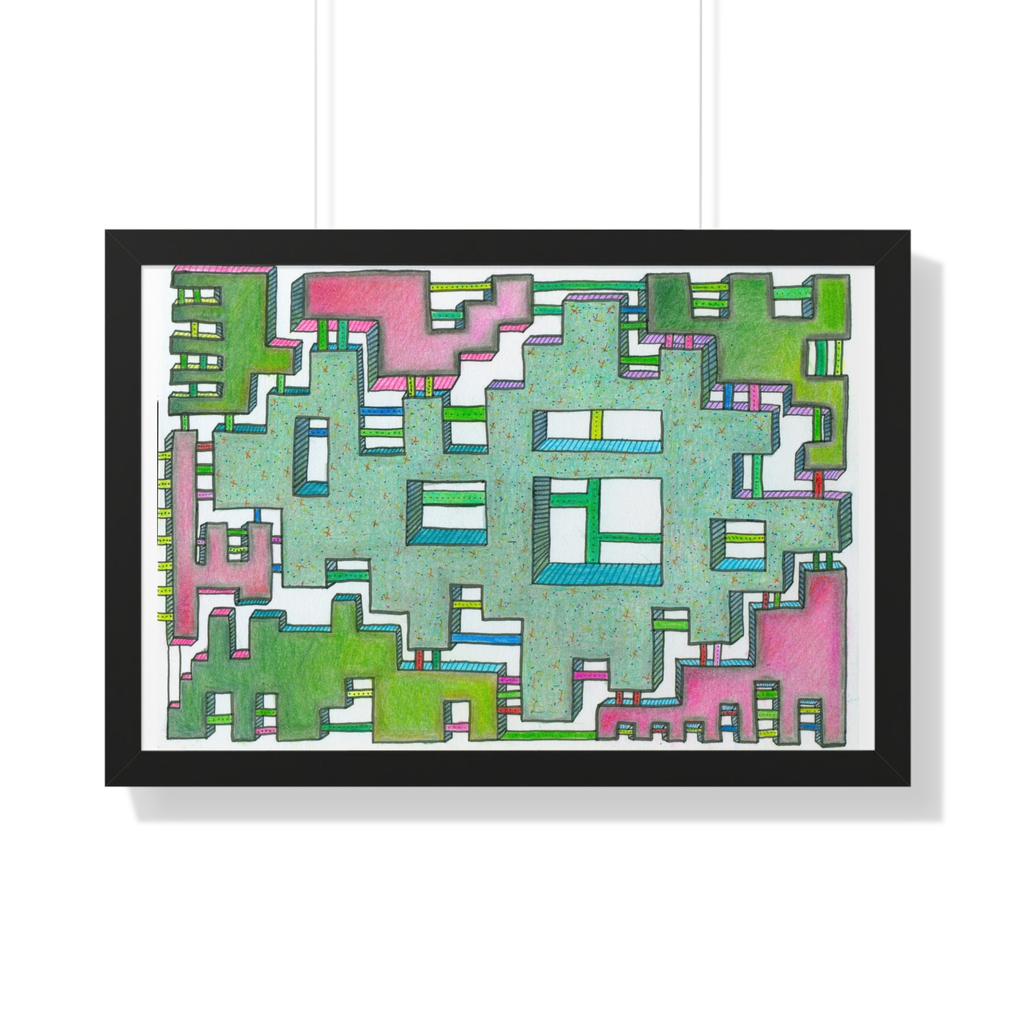 Pressure Framed Print