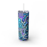 Blue Cruise Tumbler with Straw, 20oz