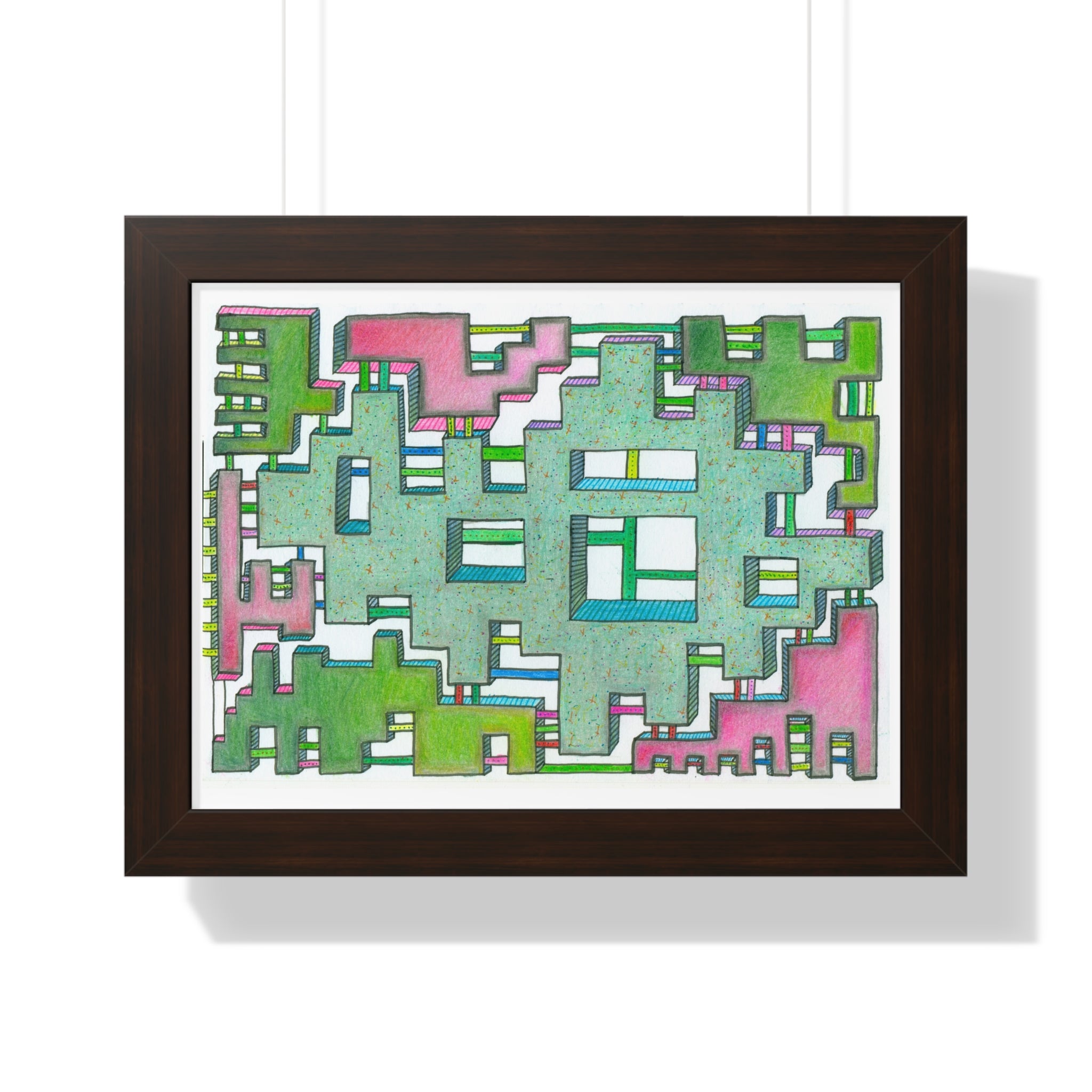 Pressure Framed Print