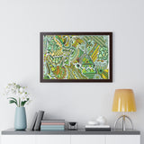 Mean Greens Framed Print