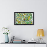 Mean Greens Framed Print