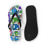 Sticky City Flip Flops