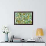 Mean Greens Framed Print